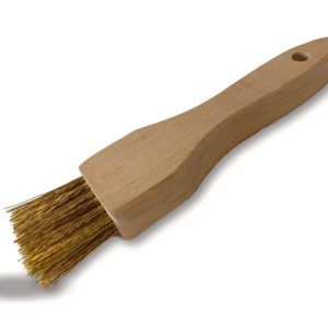 Brosse pinceau métallique en acier laitonné ou en acier trempé