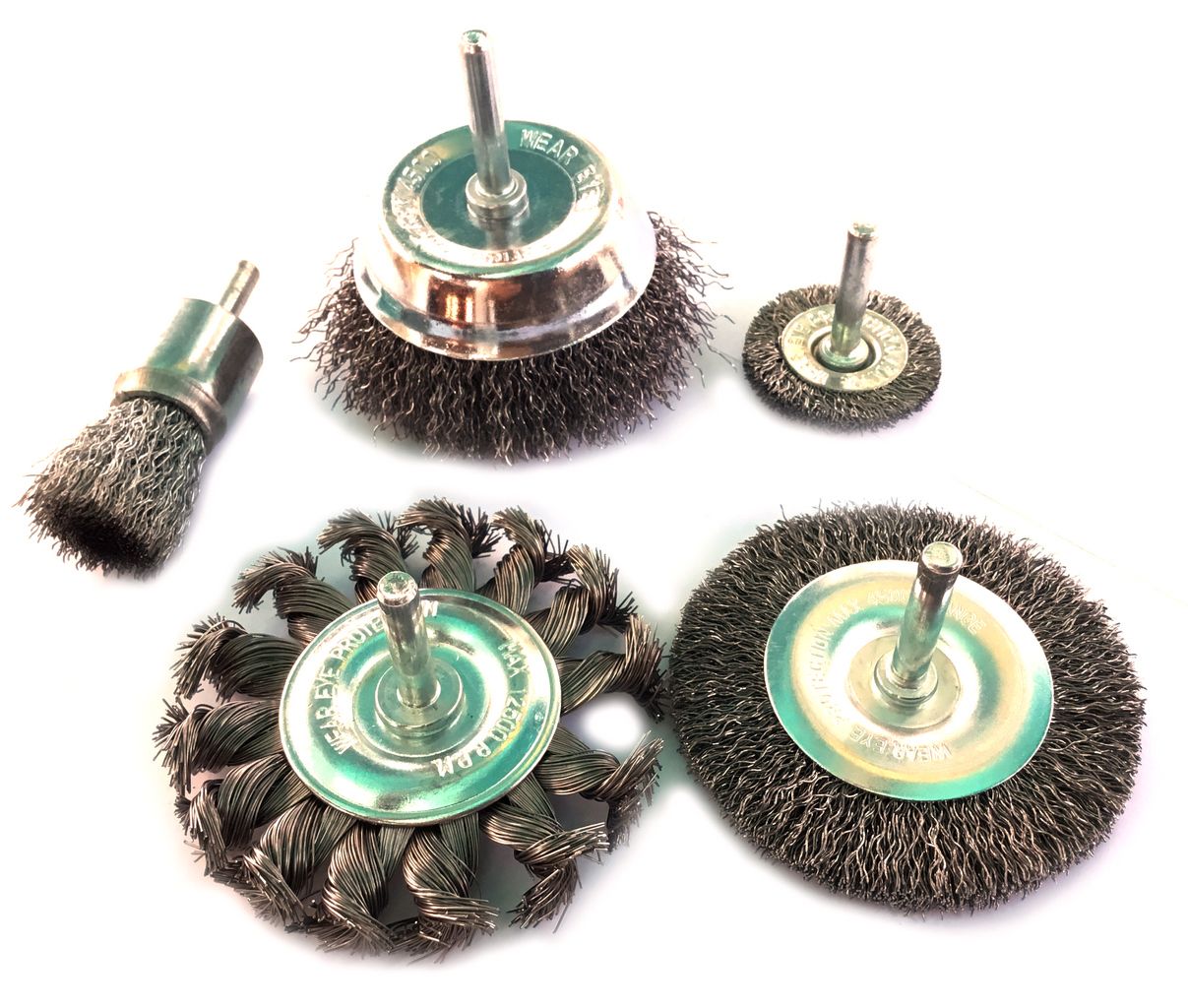 brosses circulaires métallique