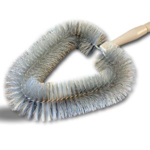 Alternative view of Tête de loup balai brosse vinyle | Manche télescopique 1 m à 1,75 m | Nettoyage poussière toiles d'araignées moutons