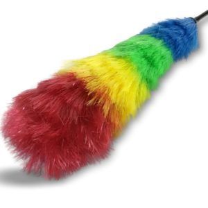 Alternative view of Plumeau antistatique en fibres et poils synthétiques | Spécial ménage poussière | Multicolore 40/60 cm