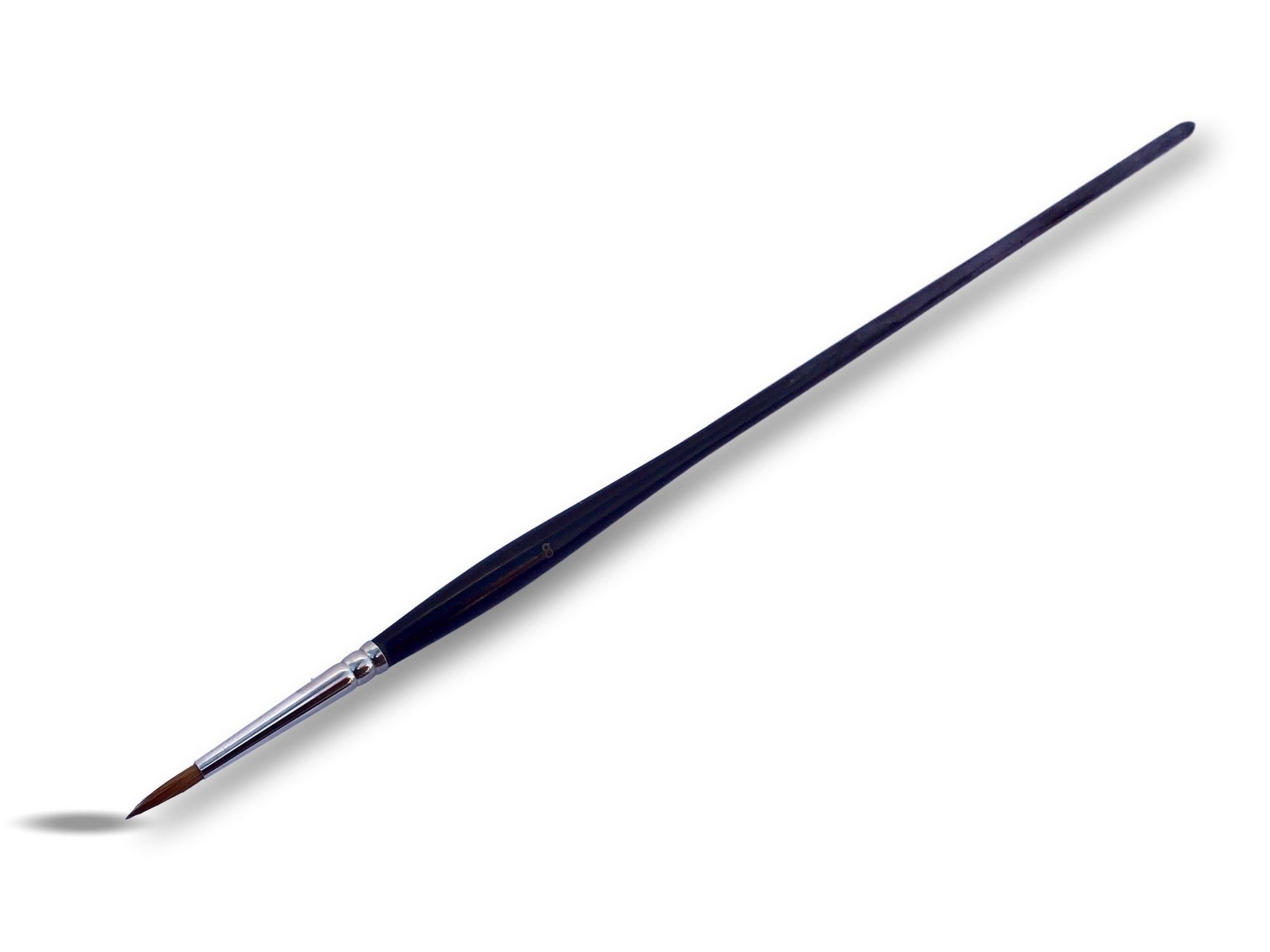 Lot de 10 brosses rondes à lettre martre Kolinsky pure – Image 5