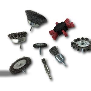 Alternative view of Assortiments 8 brosses circulaires rotatives sur tige