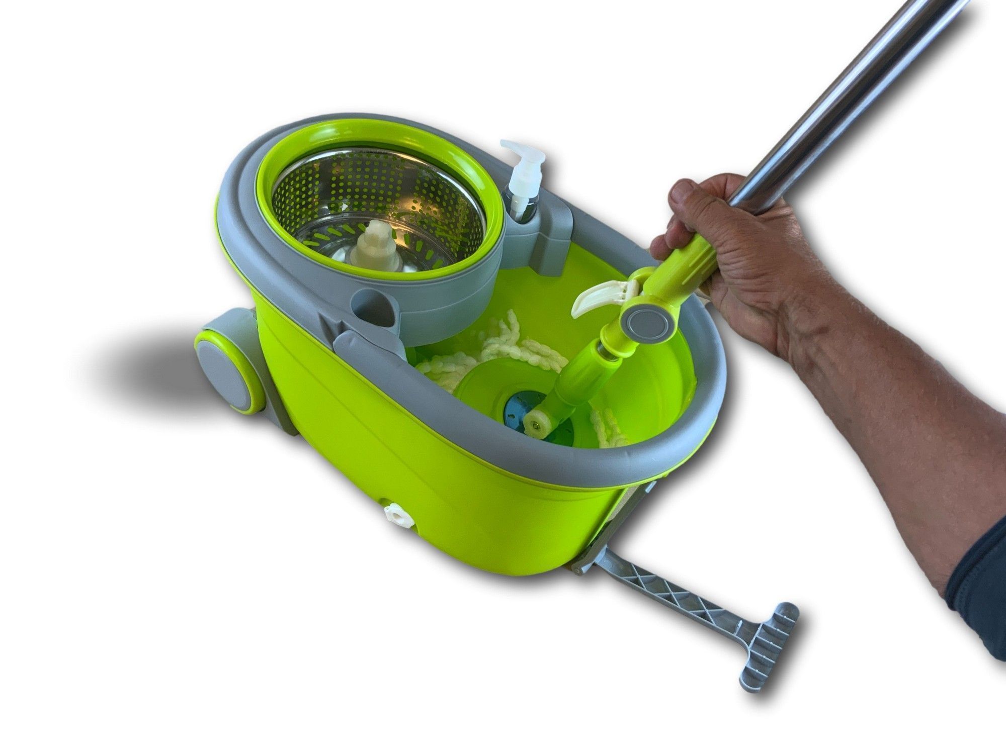 Seau essoreur easy mop | recharge | Lave et séche le sol | Disque rotatif – Image 4