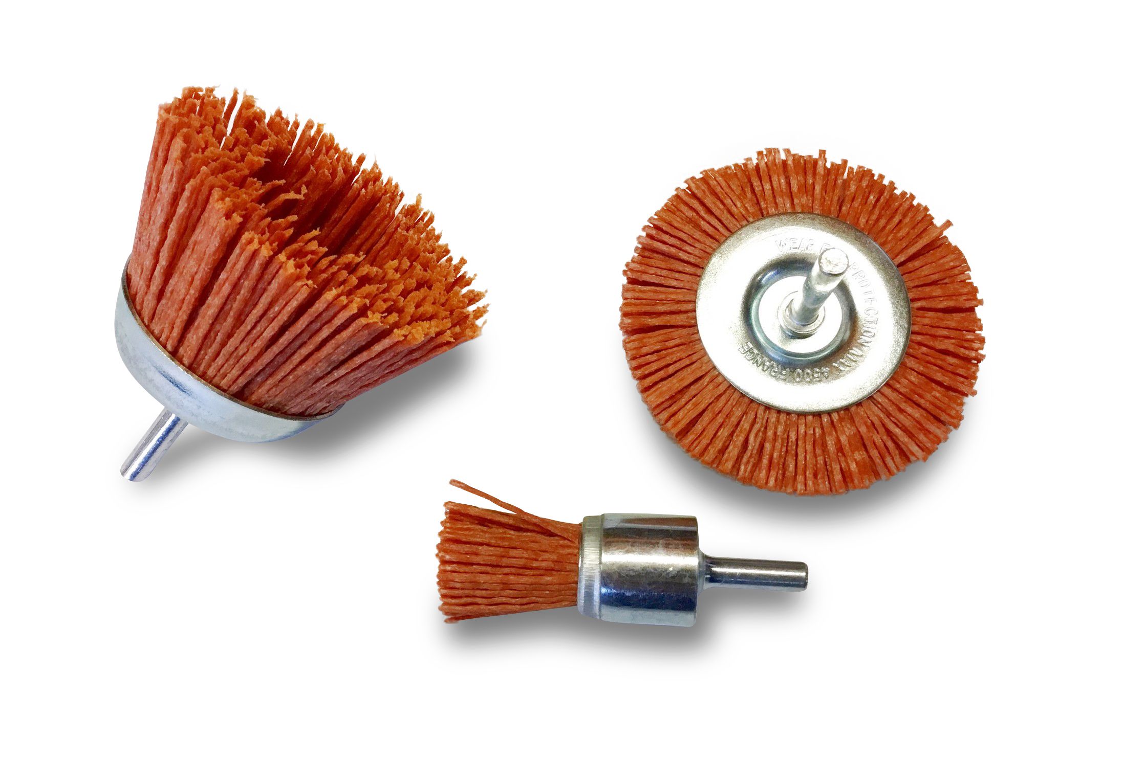 Lot de brosses circulaires sur tige acier 6 mm | Formes diverses – Image 7