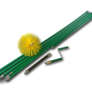 Kit de ramonage rotatif