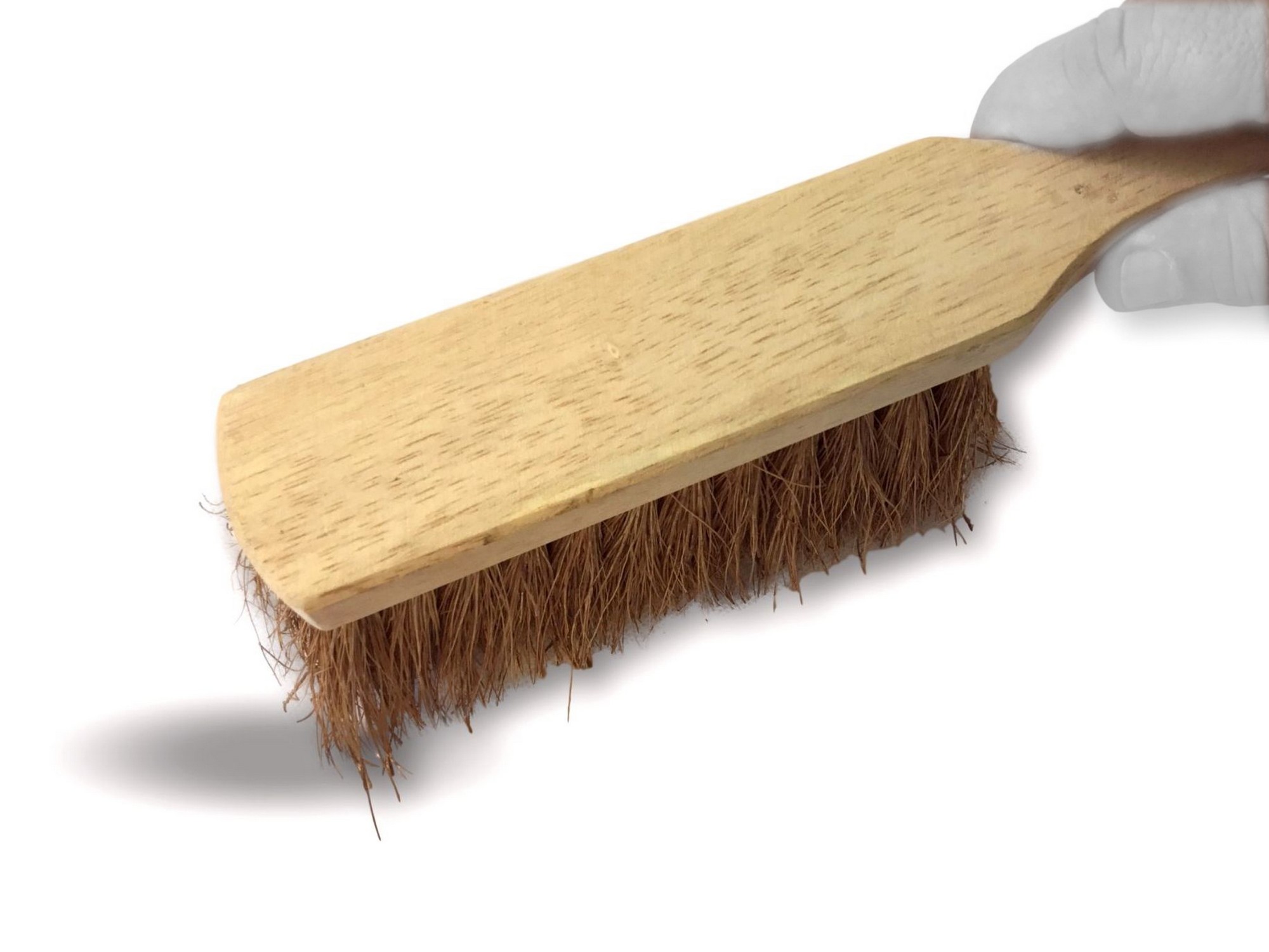 Balayette brosse en fibres naturelles de coco version courte – Image 4