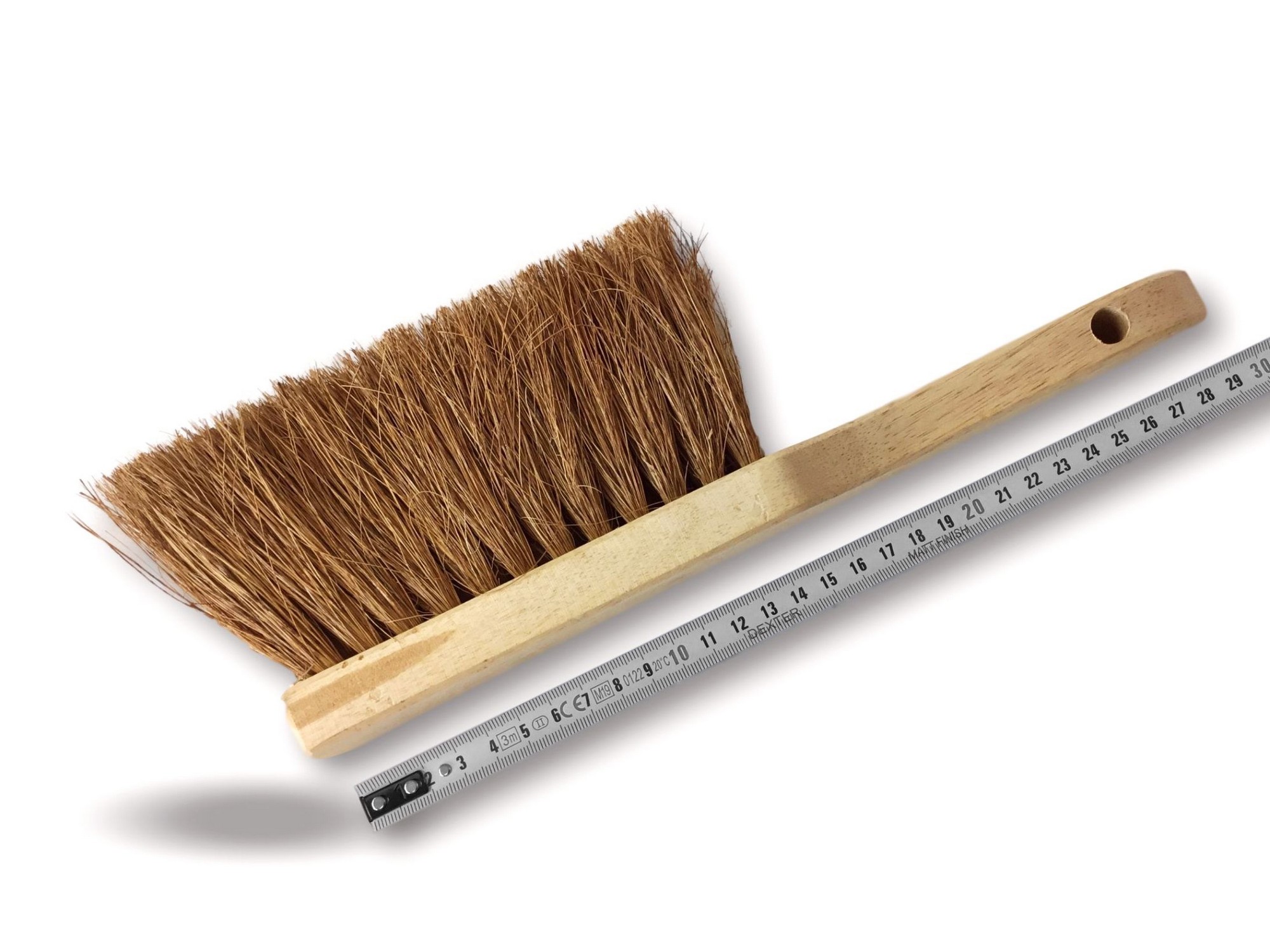 Balayette brosse en fibres naturelles de coco version courte – Image 5