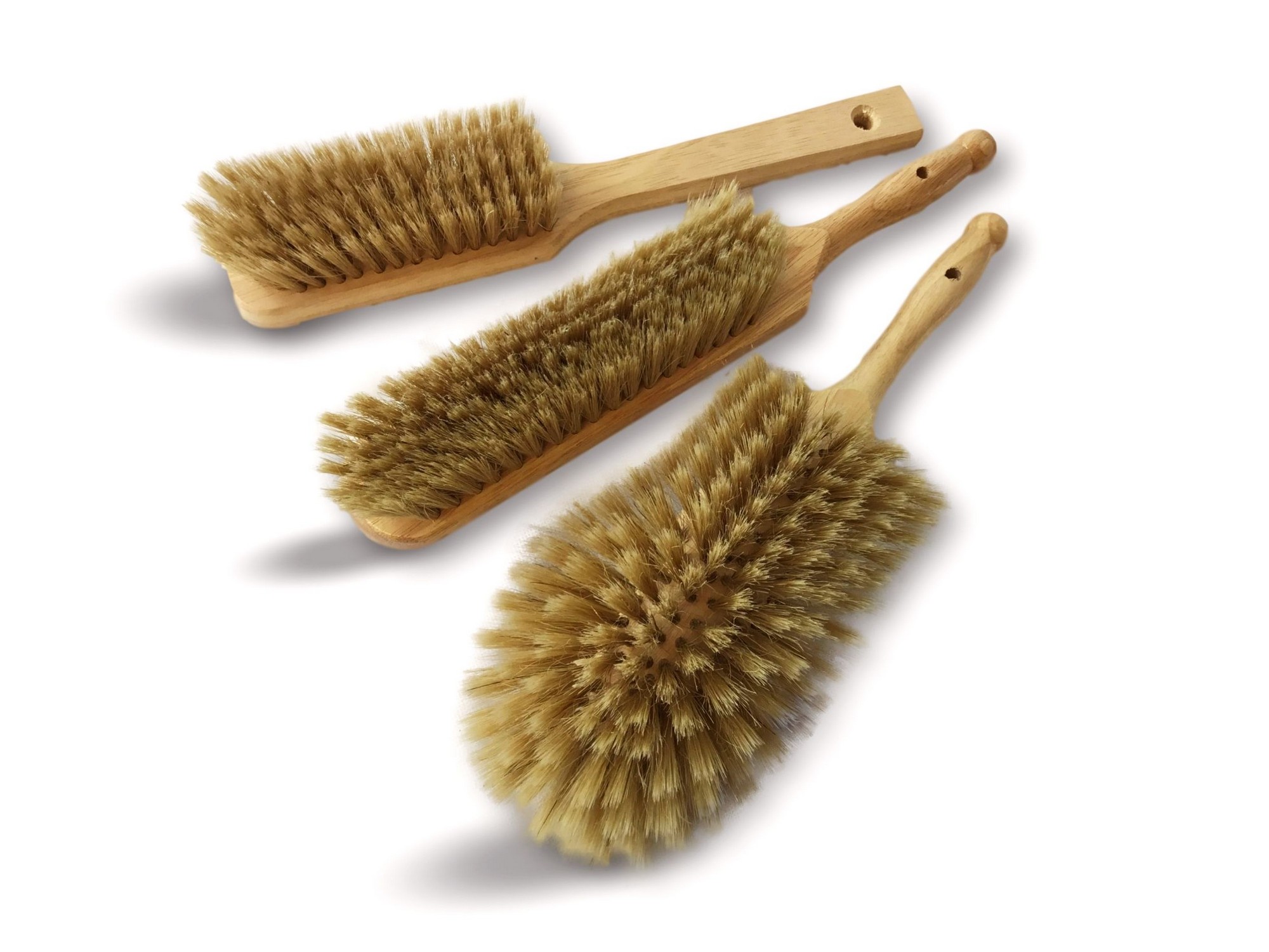 Lot de 3 brosses balayettes boulangères soie blanche – Image 3