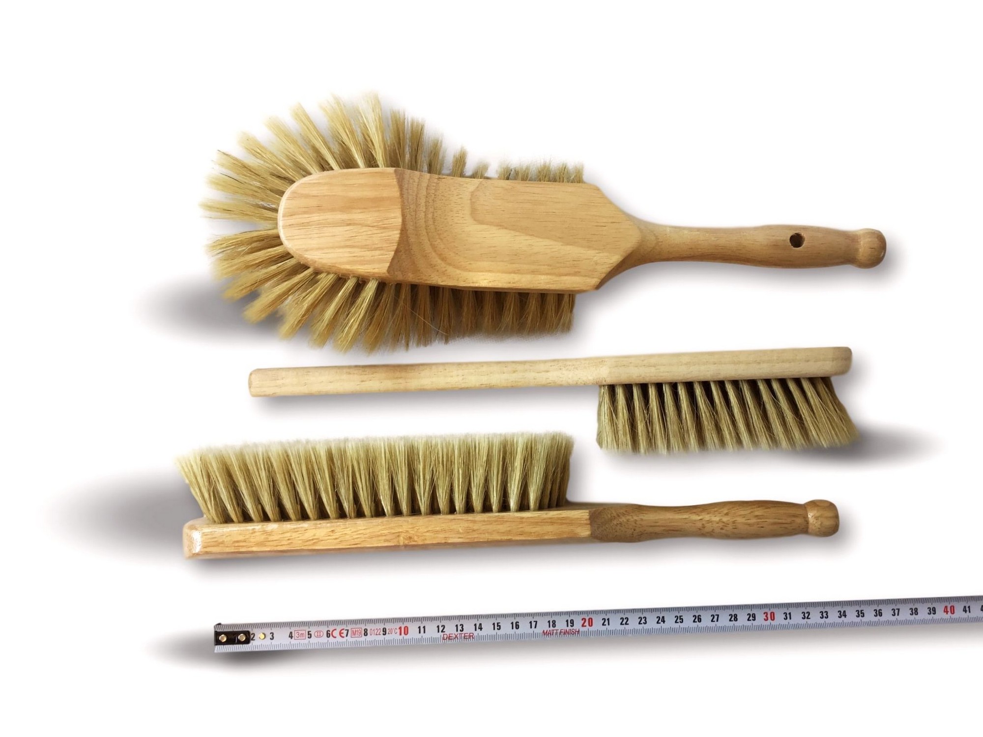 Lot de 3 brosses balayettes boulangères soie blanche – Image 5
