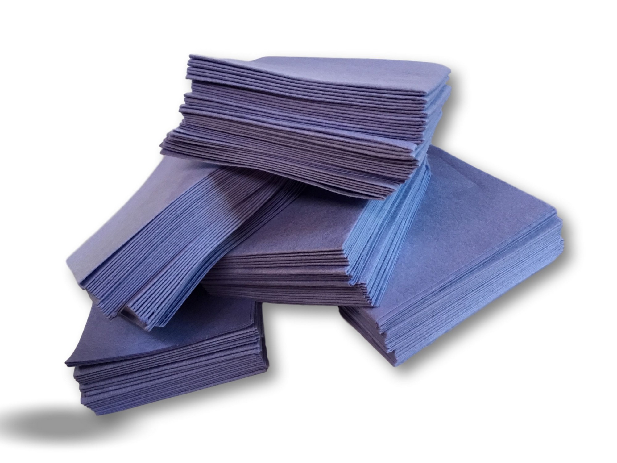 Lavettes non tissées usage court professionnel | Fibre viscose et polypropylène | 34*38 cm | 100 gr/m2 | Nettoyage toutes surfaces | Résistantes et lavables en machine