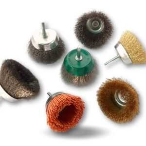 Alternative view of Assortiment brosses rotatives | Forme coupe | Sur tige Ø 6 mm