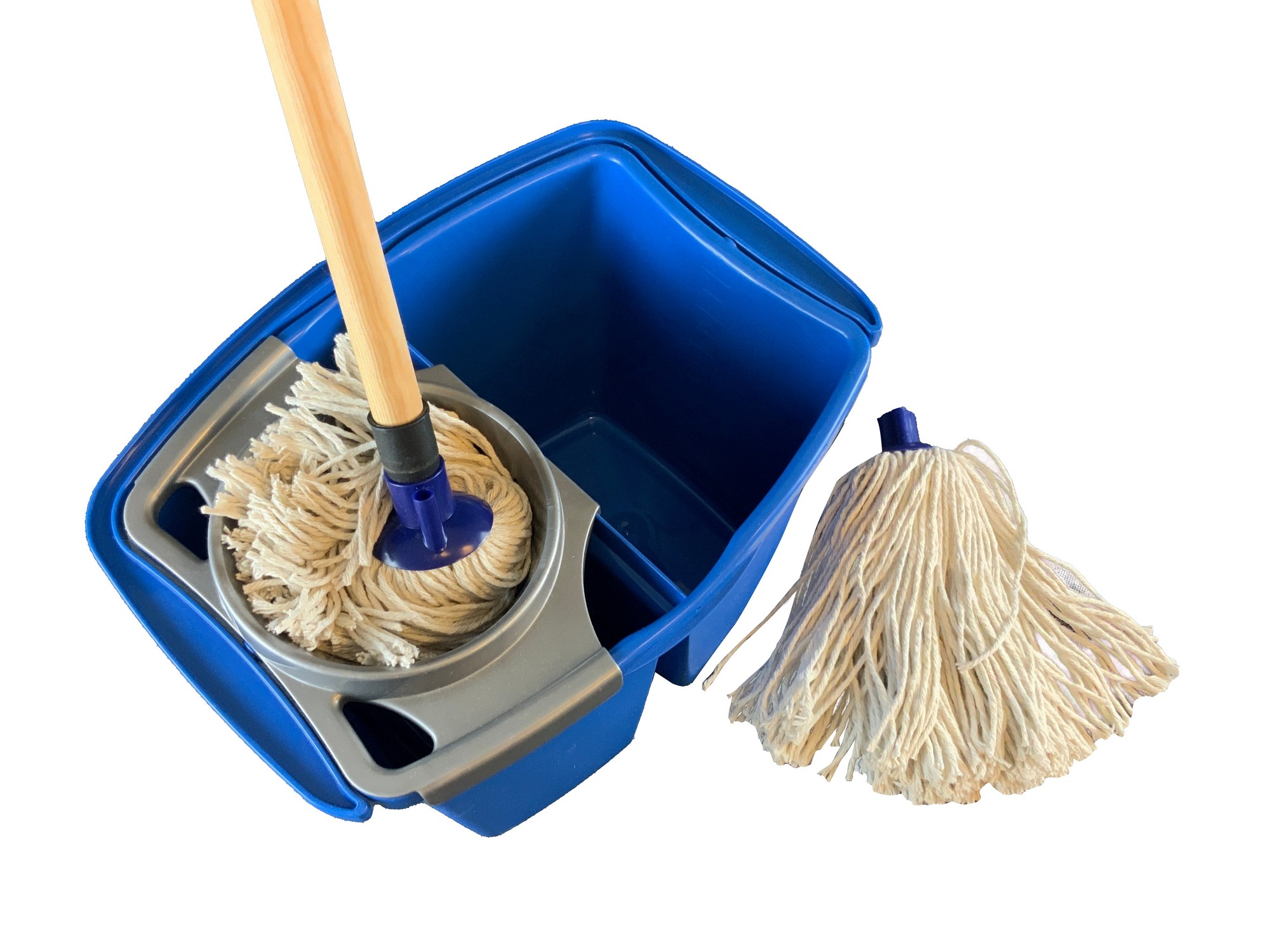 Kit balai à franges espagnol | Seau double bac professionnel 2x7 litres – Image 4