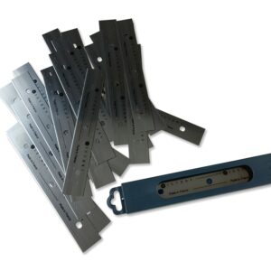 Boite distributrice de 20 lames de rechange pour grattoir à vitre