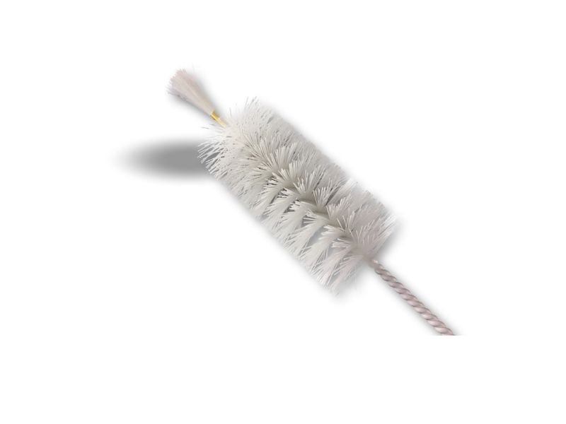 Goupillon litre | Ø 5,5 cm | Tige acier torsadé | Brosse nylon | Embout bottelé – Image 3