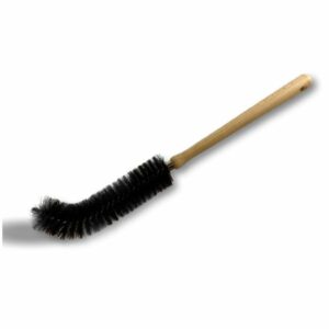 Goupillon radiateur courbe | Soie grise | Diamètre 5 cm | Virole galvanisée