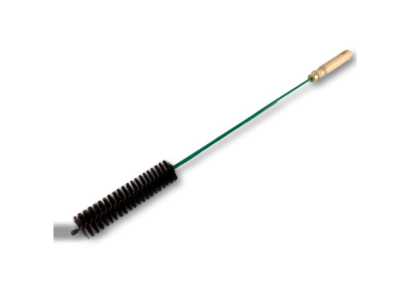 Goupillon radiateur droit | Soie grise | Diamètre 5 cm | Virole galvanisée
