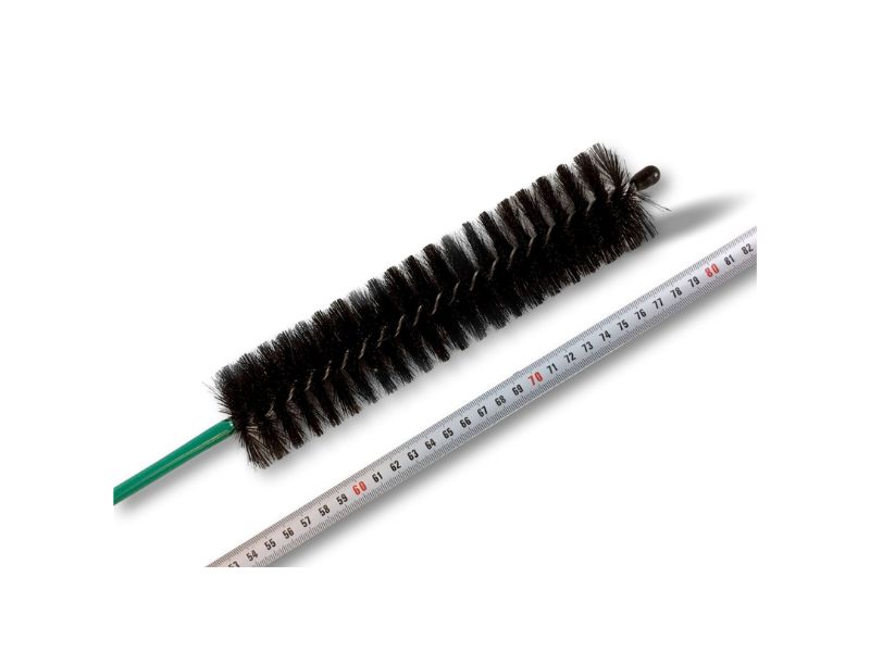Goupillon radiateur droit | Soie grise | Diamètre 5 cm | Virole galvanisée – Image 5