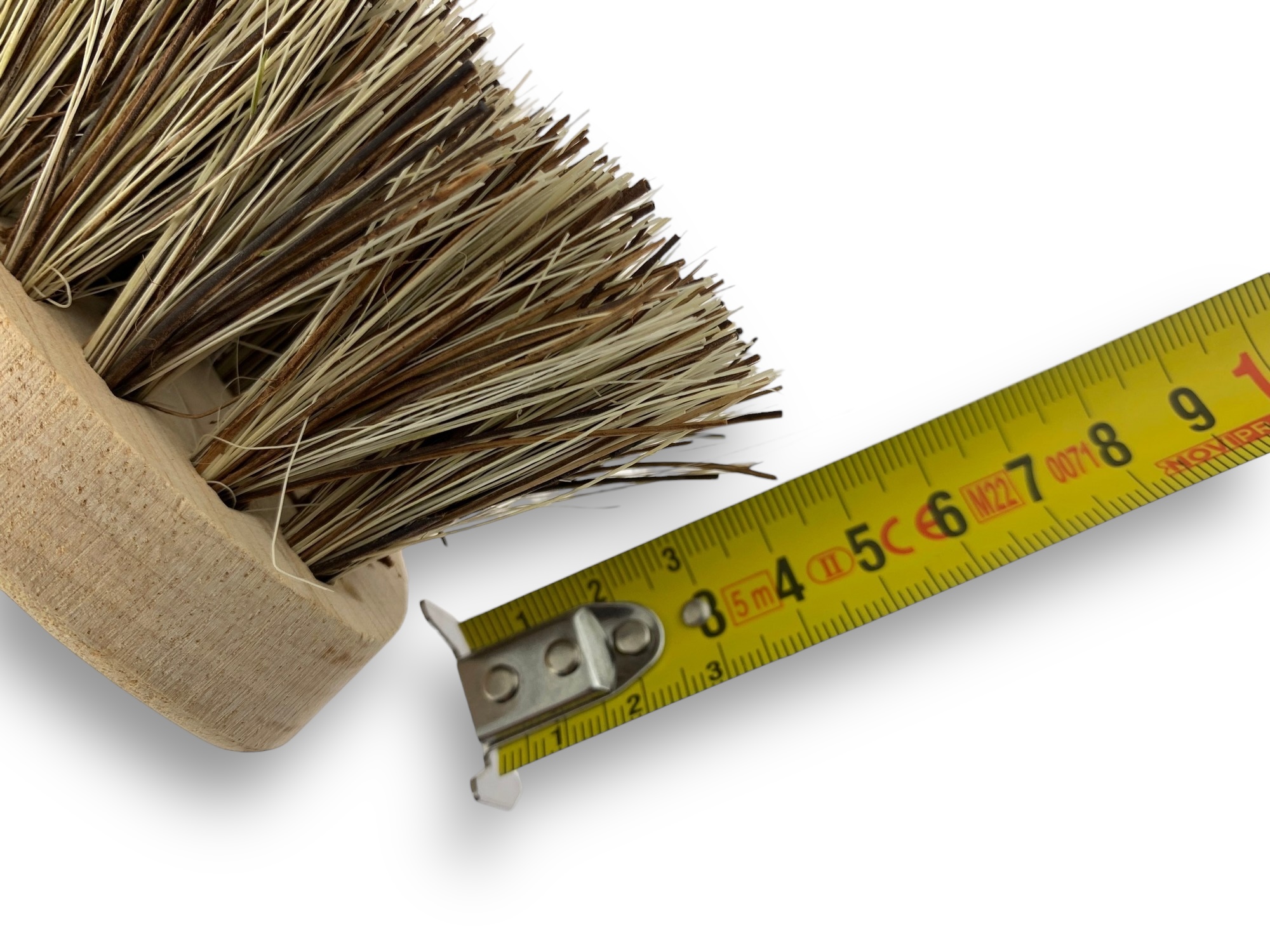 Brosse à crinière et queue en chiendent naturel - Monture bois de hêtre non vernis – Image 6