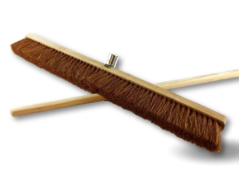 Balai d'atelier type cantonnier - Piste Extérieur - Fibres de coco naturel – Image 2