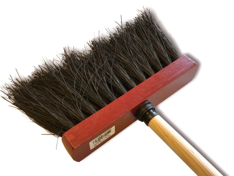 Balai de ménage piassava type Mickey - 3 rangs Largeur 25 cm - Douille vissante – Image 4