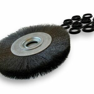 Alternative view of Brosse circulaire métallique avec alésage pour touret | Fil ACIER souple ou dur