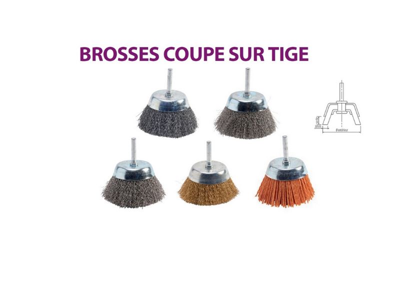 Brosses rotatives coupe sur tige | Inox souple – Image 7