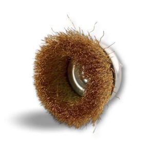 Alternative view of Brosses rotatives coupe sur tige | Laiton dur