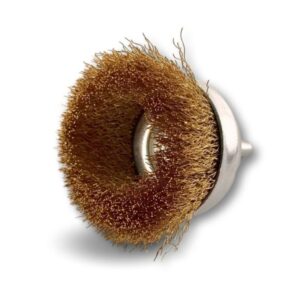 Alternative view of Brosses rotatives coupe sur tige | Laiton souple