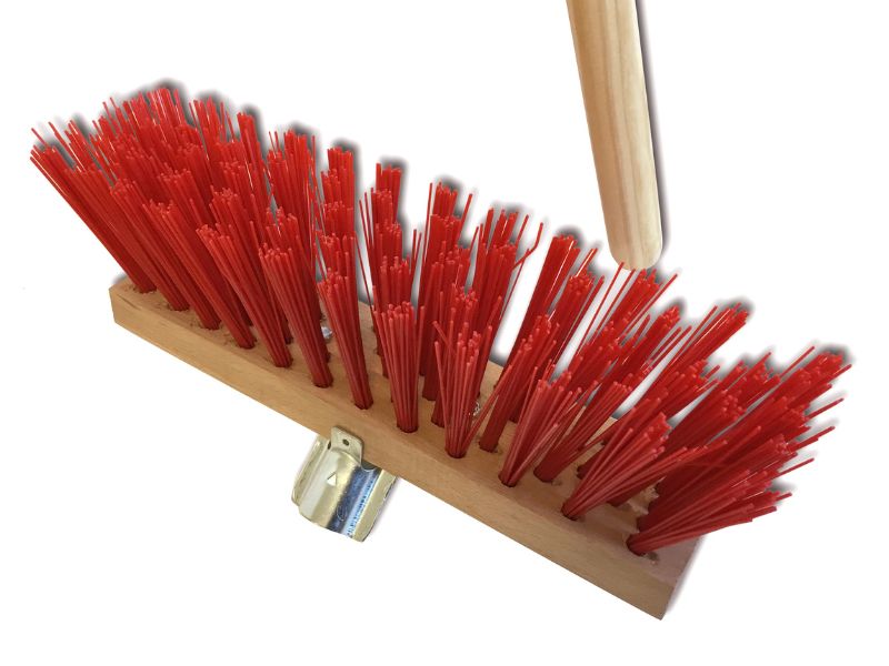 Balai de cantonnier - Piste Extérieur - PVC rouge - Petites largeurs – Image 3