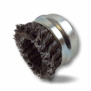 Brosse coupe rotative boisseau meuleuse d'angle | Garnissage Acier torsadé