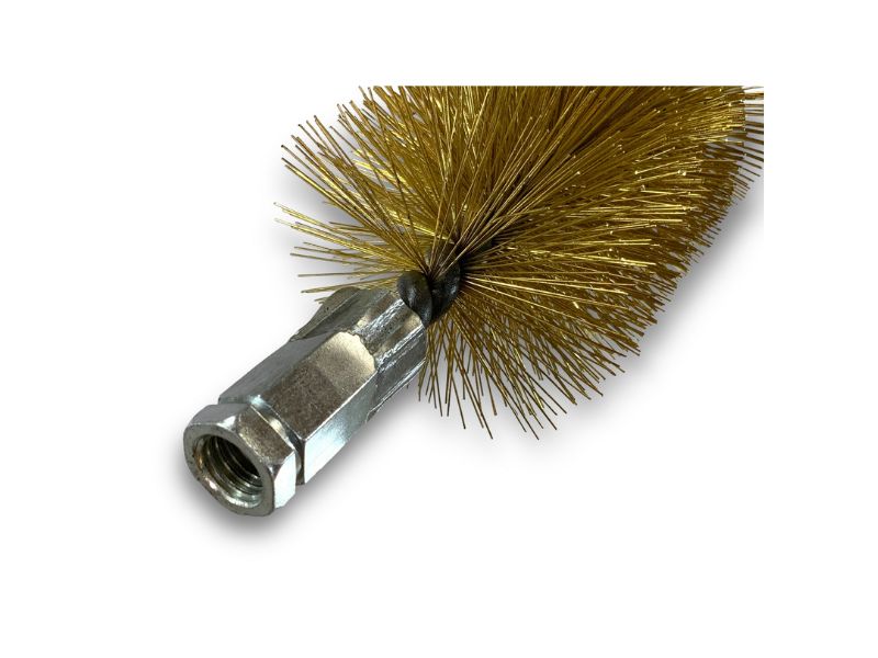 Brosse à tube PRO LAITON Ø 25 à 140 mm | Raccord M12*175 femelle – Image 3