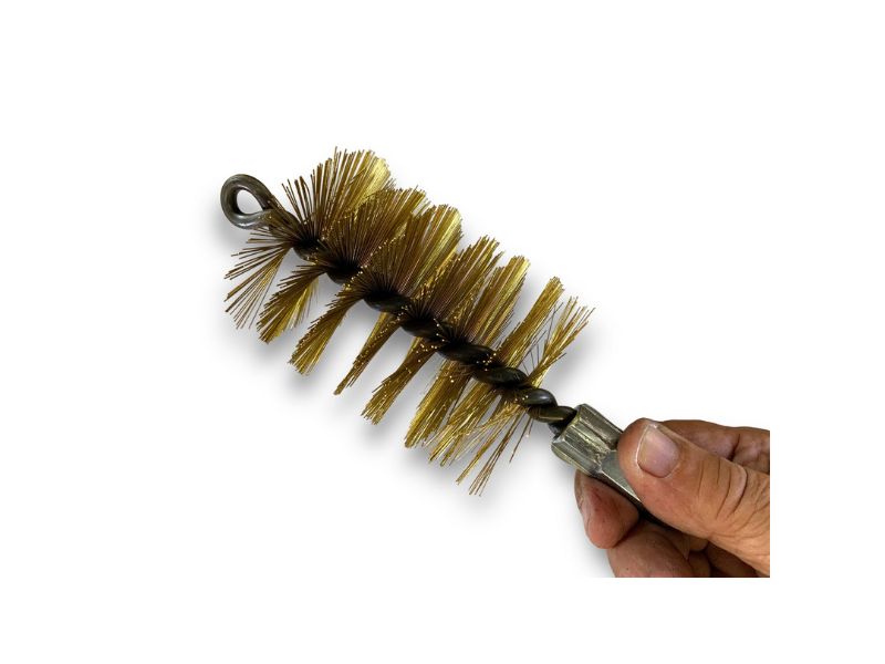 Brosse à tube PRO LAITON Ø 25 à 140 mm | Raccord M12*175 femelle – Image 6