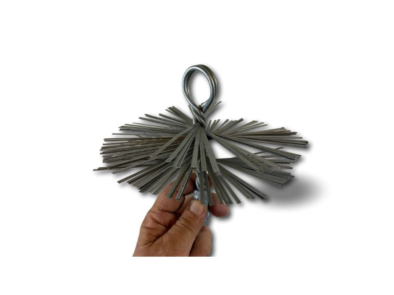 Hérisson acier rond | Embout acier fileté | Ramonage conduits non gainés – Image 11