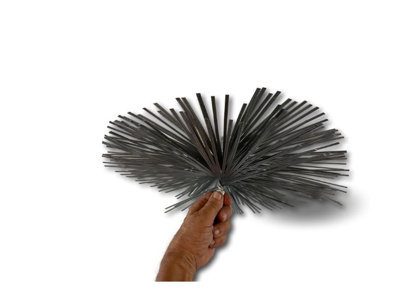 Hérisson acier rond | Embout acier fileté | Ramonage conduits non gainés – Image 9