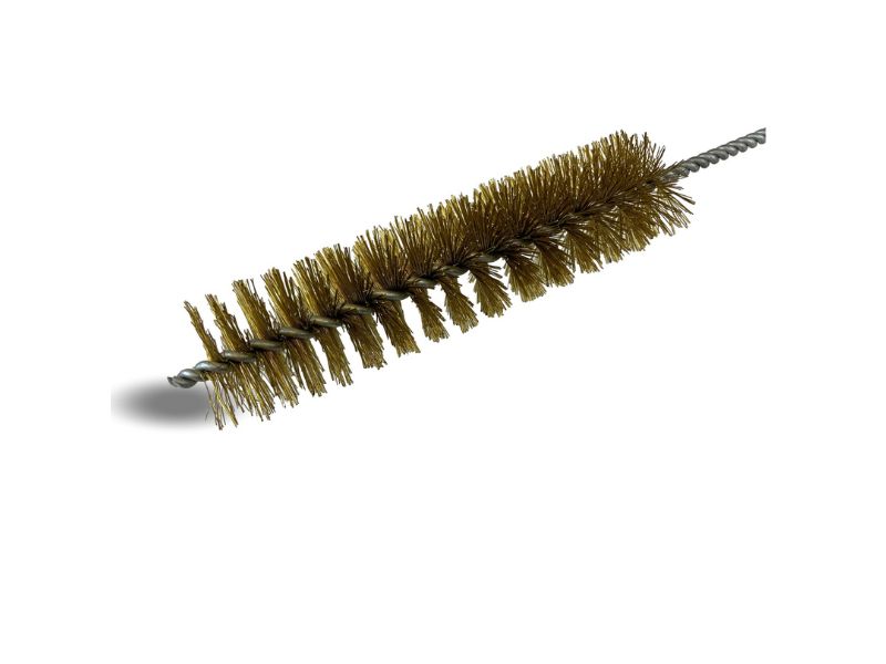 Goupillon chauffage manche bois | Fil acier garnissage 100 mm | Longueur 45 cm – Image 5