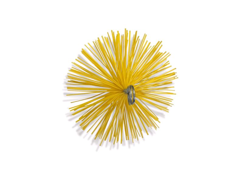Hérisson rond synthétique | Embout acier fileté M12*1,75mm | Ramonage – Image 4