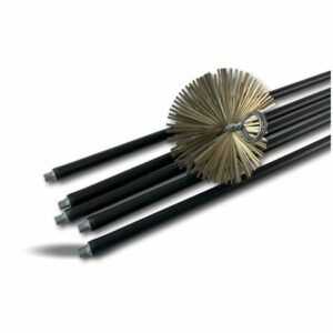 Kit ramonage classique conduit non gainé | Hérisson acier | 5*1,4m | 5 cannes