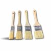 4 pinceaux plats type queue de morue | Soie synthétique | Vernir laquer lisser