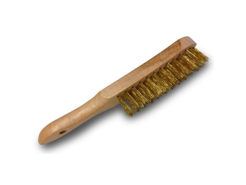 Brosse métallique à main | Type soudeur | Manche ergonomique bois – Image 6