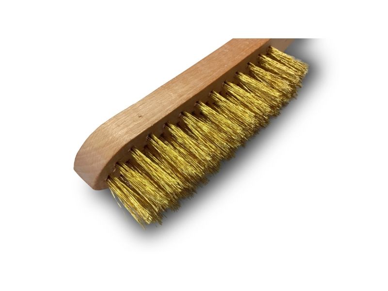 Brosse métallique à main | Type soudeur | Manche ergonomique bois – Image 2