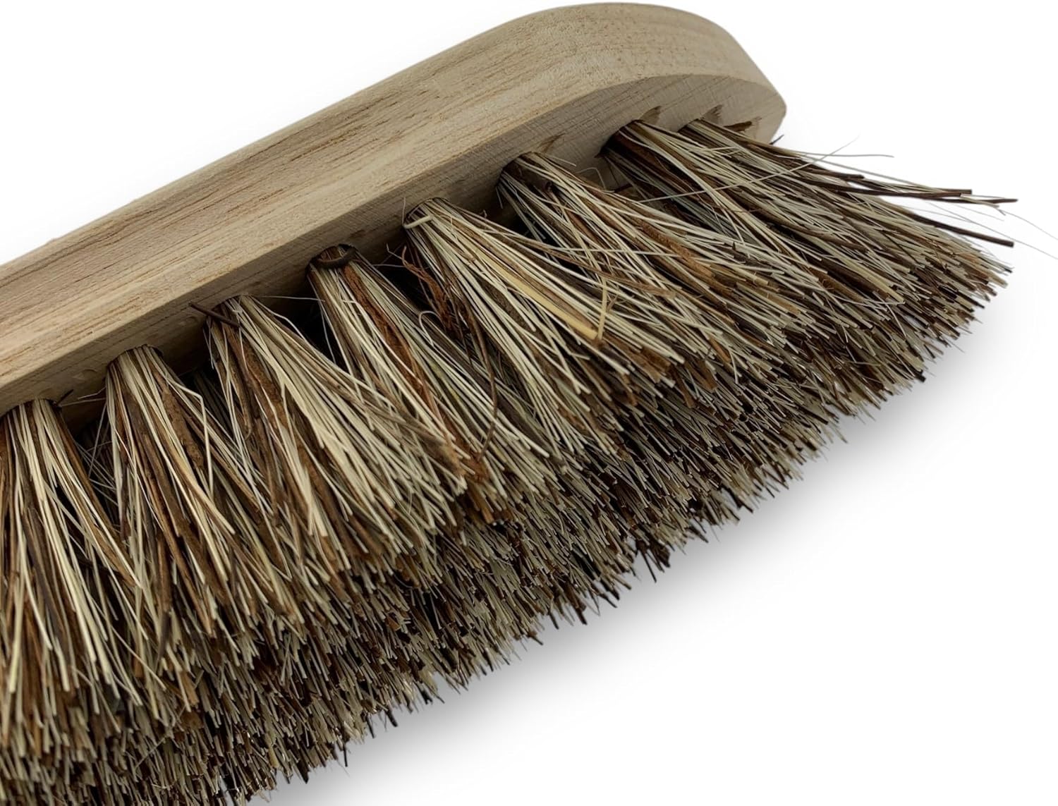 Brosse à crinière et queue en chiendent naturel - Monture bois de hêtre non vernis – Image 4