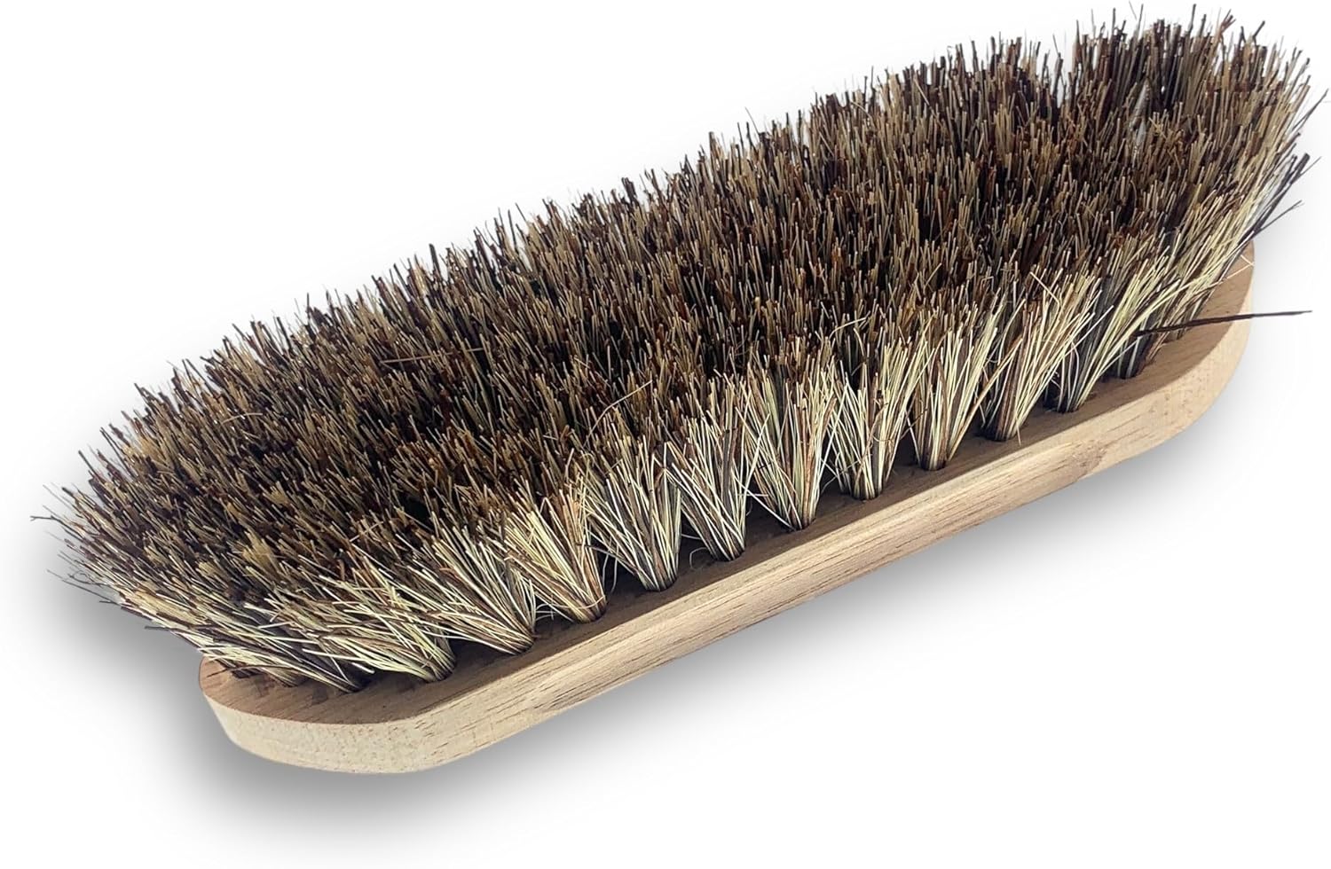 Brosse à crinière et queue en chiendent naturel - Monture bois de hêtre non vernis – Image 3