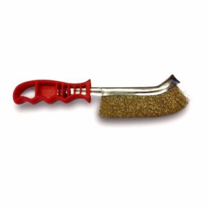 Alternative view of Brosse à main métallique convexe | Modèle SKRIB