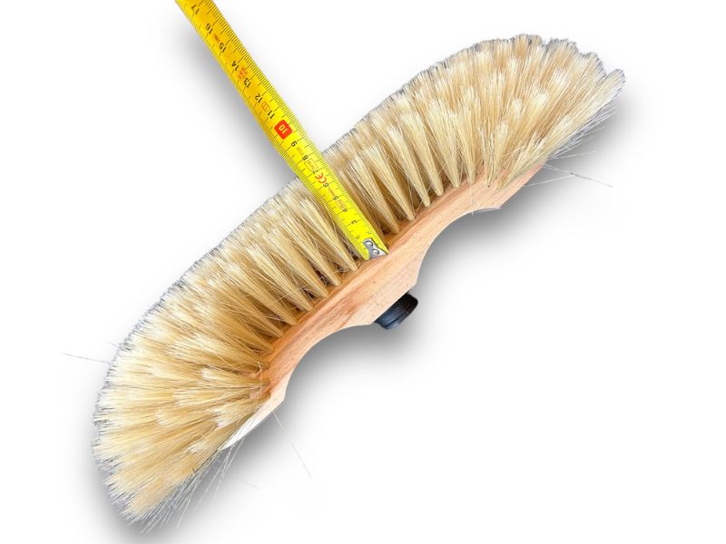 Balais ménage demi-tête | Garnissage soie blanche 65 mm – Image 8