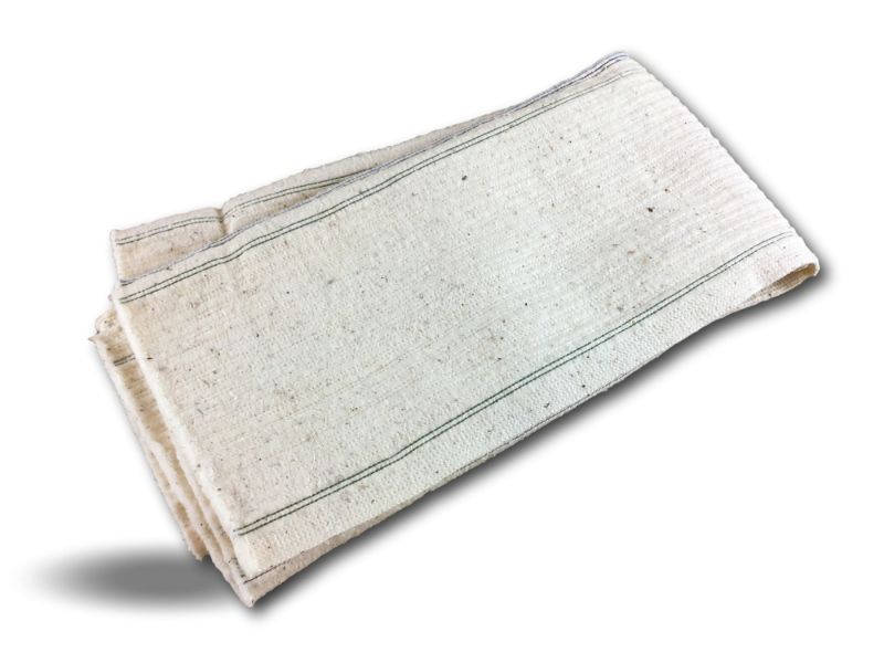 Serpillère couleur écrue avec liseré bleu – Image 3