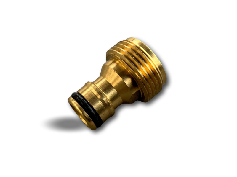 Adaptateur simple | Version mâle | Tétine en laiton avec un joint torique