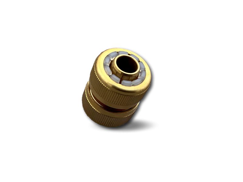 Raccord laiton tuyau vers tuyau | Griffes plastiques | clipsable sur tuyaux