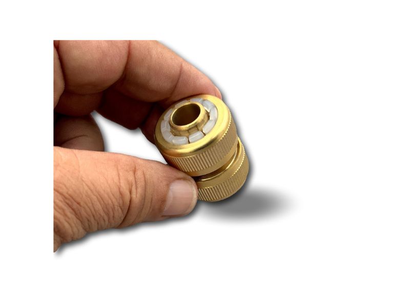 Raccord laiton tuyau vers tuyau | Griffes plastiques | clipsable sur tuyaux – Image 5