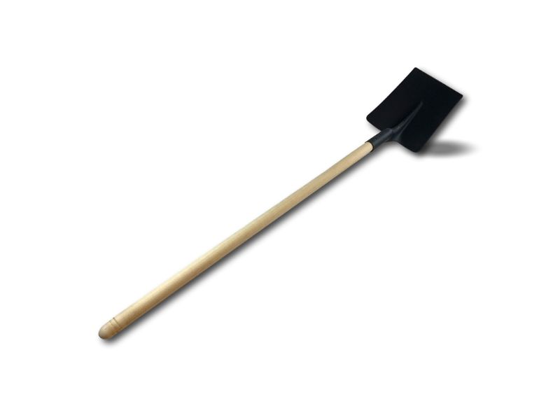 Pelle de terrassier | Manche 110 cm bois | Bout carré acier | Pelle-bêche – Image 4