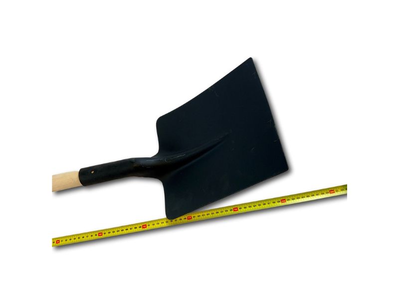 Pelle de terrassier | Manche 110 cm bois | Bout carré acier | Pelle-bêche – Image 5